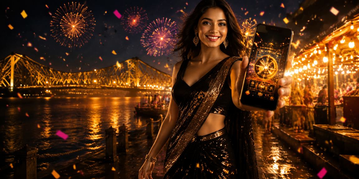 Kolkata Howrah Bridge casino app night market